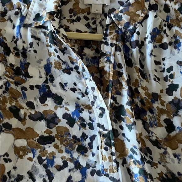 Ann Taylor Loft Printed Blouse M - Picture 6 of 6